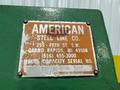 10,000 LB X 42&quot; AMERICAN STEEL LINE ASL MODEL #1000 MOTORIZED COIL REEL UNCOILER STOCK #3663