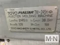 245 TON 20.8 OZ TOYO MODEL TM-245H INJECTION MOLDING MACHINE MFG 1999