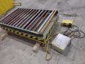 3500 LB X 60" X 36" SOUTHWORTH HYDRAULIC SCISSOR LIFT TABLE WITH ROLLER TOP: STOCK #20930