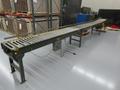Hytrol 22" x 25' Powered Roller Conveyor System with Foot Pedal, (2) 10' Sections and (1) 5' Section- Auction Item