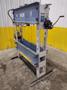 100 TON OTC MODEL #858 H-FRAME HYDRAULIC PRESS, WITH ENTERPAC PUMP: YOBRO #24401