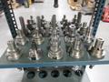Command Heavy-Duty 95 Pocket CAT50 Tool Rack W/ Erickson CAT50 Hydraulic Tool Holders (55) Mostly Metric- Auction Item