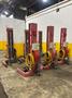 (6) 15,000 LBS ROTARY MODEL #HP615-100 AUTOMOTIVE COLUMN LIFT JACKS: YOBRO #24527