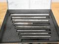 Aloris CXA Tool Post and (4) Assorted Holders, with Everede Tool Co. Boring Bar Set with Sleeves and Cutting Inserts- Auction Item