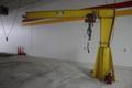 Handling Systems 2 Ton Swiveling Jib Crane, Floor Mounted with CM Lodestar 2 Ton Electric Chain Hoist, Electric Trolley- Auction Item