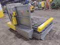 20,000 LBS X 54" X 36" BRANER HYDRAULIC COIL CAR UPENDER WITH POWER FEED CONVEYOR: YOBRO #25238