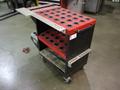 Huot Tool Scoot 40 Taper Tool Cart with Collet Trays, Extra 40 Taper Rack- Auction Item