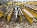 150’ LONG X 15 TON CRANE RUNWAY SYSTEM, INCLUDES I-BEAM RUNWAY &amp; UPRIGHTS: YOBRO #24732