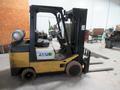 TCM FCG30T7T Forklift – 5,200 lb Capacity, Triple Mast,  Side-Shift, Cushion-Tire, LPG- Auction Item