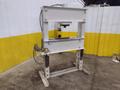 50 TON ENERPAC H-FRAME AIR OVER OIL SHOP PRESS: YOBRO #25793