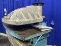 UNITED SHOE MACHINERY CORPORATION 19.5”X40” TABLE CLICKER PRESS  -  HCM-B