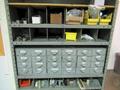 Metal Shelving Unit with Contents including Hardware, Threaded Rod and MORE- Auction Item