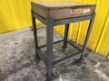 24" X 18" X 4.5" STARRETT GRADE A GRANITE INSPECTION TABLE LAYOUT PLATE ON STAND: YOBRO #25880