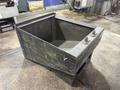 48" x 36" x 29" HIGH AMERICAN MFG GRAVITY FED PARTS HOPPERS WITH FORK POCKETS: YOBRO #25386