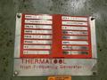 80 KW THERMATOOL MODEL #VT80 HIGH FREQUENCY WELDER: STOCK #21211
