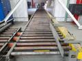 LEWCO POWERED ROLLER ENTRY &amp; EXIT CONVEYOR SYSTEM. STOCK #0522323.