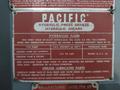 200 TON PACIFIC MODEL #200PF PRESSFORMER HYDRAULIC PRESS: STOCK #19201