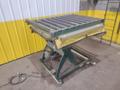4000 LBS X 60" X 30" SOUTHWORTH MODEL #LS4-36 HYDRAULIC SCISSOR LIFT TABLE WITH ROLLER TOP, 110 VOLT: STOCK #20917