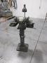 Baldor Double Tool Grinder On Pedestal Stand 6" Cupper Wheels, Tilting Work Tables w/ Drip Pans &amp; Work Light- Auction Item