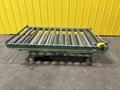 4,000 LBS X 60" X 30" SOUTHWORTH HYDRAULIC SCISSOR LIFT TABLE WITH 60X42 ROLLER CONVEYOR TOP, 110 VOLT: STOCK #20916