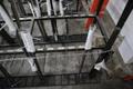 Vertical Material Storage Rack with Contents- Auction Item