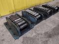 (4) 15 TON HILLMAN ROLLER TYPE MODEL #15-0T NARROW MACHINE SKATES: STOCK # 23004