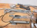 Sony LH51-2 (2) Digital Read Out Displays with Connector Cables, Adapters, and Short Magnescales for Optical Comparator Setup- Auction Item