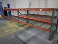 Pallet Racking: (3) 59"H x 42" Uprights, Teardrop Style, (3) 8' (2) 12' Shelves and Wire Decking. *No Contents*- Auction Item