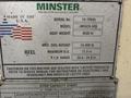 24,000 lbs. x 32&quot; Width Minster Coil Reel and Minster Powered Straightener,  Model#MRH20-38S &amp; MSH30-32-7, Year 2007