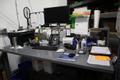 Metal Shipping Desk, Upper and Lower Shelves - NO CONTENTS- Auction Item