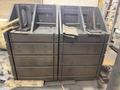 36" WIDE X 60" TALL X 24" DEEP T-SLOTTED ANGLE PLATE SET. STOCK # 0222426