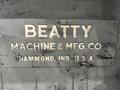 200 TON BEATTY HYDRAULIC BULLDOZER TYPE HORIZONTAL PRESS: STOCK #20538