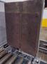20,000 LBS X 54" X 36" BRANER HYDRAULIC COIL CAR UPENDER WITH POWER FEED CONVEYOR: YOBRO #25238