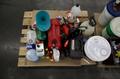 Cleaning Chemicals, Way Oils, Fuel, and Other Flammables on (2) Pallets- Auction Item