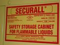 SECURALL 31" X 56" X 66" / 120 GALLONS FLAMMABLE CABINET  -  V3110