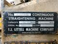 10,000 LB 5 TON X 12&quot; X .156&quot; LITTELL COIL FEED LINE WITH COIL REEL &amp; STRAIGHTENER: STOCK 14941