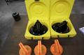 Suction Cups For Material Handling (2) 8" Woods Power Grip, (3) Harbor Freight 4.5"- Auction Item