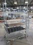 Uline Rolling Metal Wire Carts, (2) - 58" x 36" x 102" &amp; 71" x 36" x 69"- Auction Item