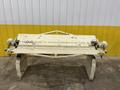 72" X 12 GAUGE NATIONAL MODEL #U7212 MANUAL BOX &amp; PAN FINGER BRAKE: YOBRO #25672