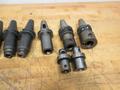 CAT40 Tool Holders (8 pcs), Tap Collet, End Mill, ABS Modular Types with Adapters- Auction Item