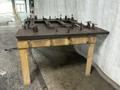 71” X 92” METAL TABLE