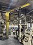 4000 LB (2 TON) ABELL-HOWE FREE STANDING JIB CRANE &amp; P&amp;H POWERED HOIST