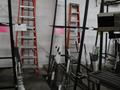 Vertical Material Storage Rack with Contents- Auction Item