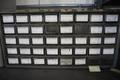 Shelving Unit with (6) Multi-Bin Cabinets with Hardware and Fasteners Contents- Auction Item