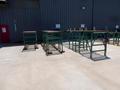 165 FT X 36&quot; WIDE ROACH ADJUSTABLE HEIGHT ROLLER CONVEYOR: STOCK #23354