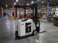 Baker CBR-FD Standing Electric Forklift 2550# Cap, Side Shift, Charger- Auction Item