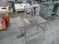 SpeedyCut ST-0 Tapping Machine with 5" Throat W/ Foot Pedal, Mounted On Metal Table