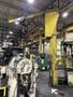4000 LB (2 TON) ABELL-HOWE FREE STANDING JIB CRANE &amp; P&amp;H POWERED HOIST