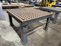 48" X 48" WELDSALE ACORN WELDING TABLE. STOCK # 0112926.