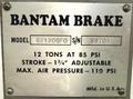 12 Ton Bantam Pneumatic Press Brake B212, 24" O.A., 12" x 3/16" Capacity